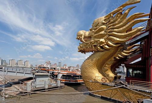 Photography goldener Drachen