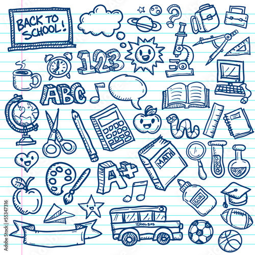 School Vector Doodles