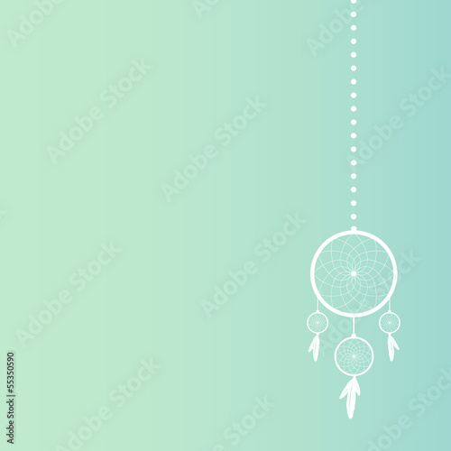 Background with dreamcatcher