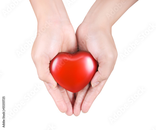 Heart in the hands