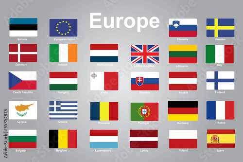 European flags