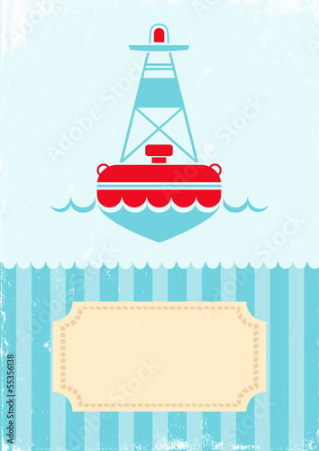 illustration of buoy