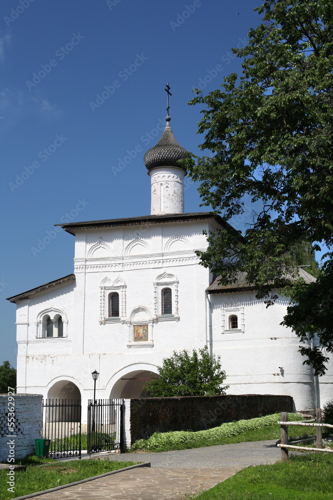 The gateway church in the Spaso-Evfimiyevsky monastery, Suzdal The gateway church in the Spaso-Evfimiyevsky monastery, Suzdal