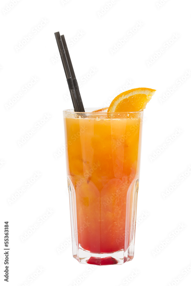 alcoholic cocktail in a glass glass on a white background alcoholic cocktail in a glass glass on a white background