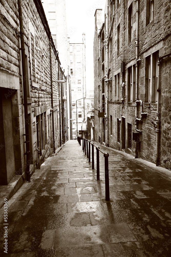 Old streets of Edinburgh