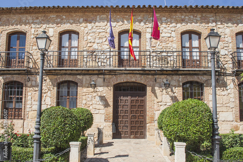 Facade of the City of El Toboso, Toledo, Spain photo