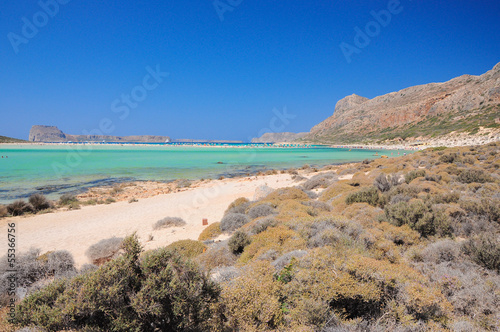 Balos beach  crete  greece