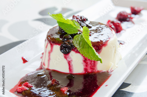 Panna cotta photo