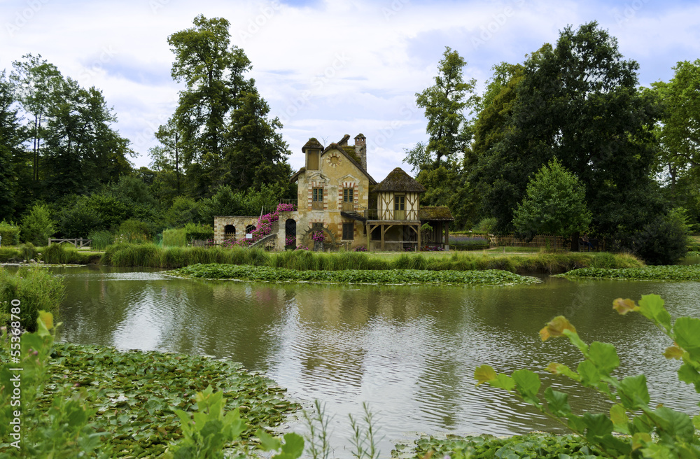 Obraz premium Queen’s hamlet in the Trianon – Versailles, France