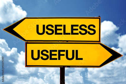 Fotografia Useless or useful