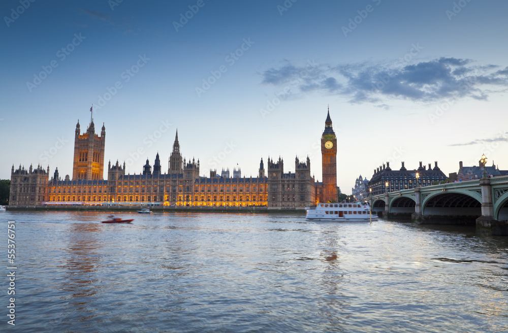 Big Ben, Westminster bridge London.