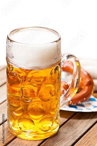 Masskrug Bier photo