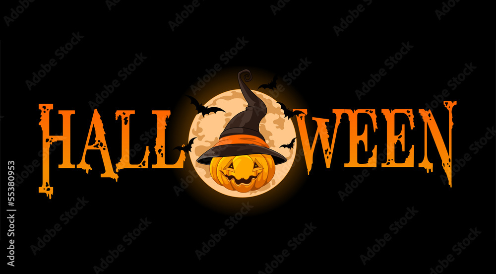 Fototapeta premium Halloween Pumpkin banner