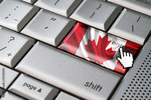 Business concept enter Canada