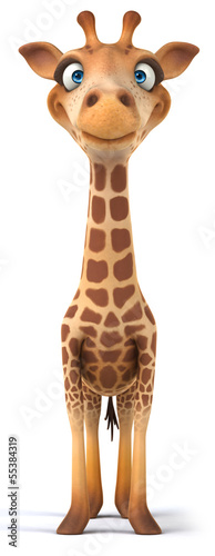 Canvas Print Fun giraffe