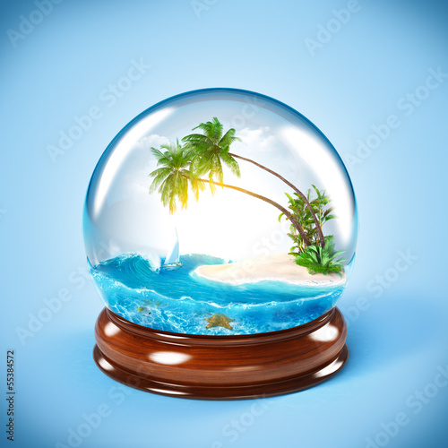 glass globe