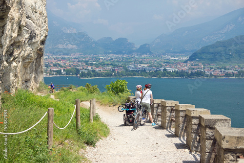 Wandern, Mountainbike, Ponalestraße, Riva, Gardasee, Italien