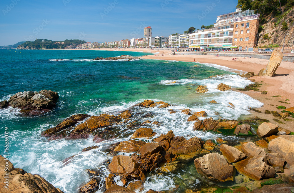 Fototapeta premium View of LLoret de Mar.Catalonia.Spain