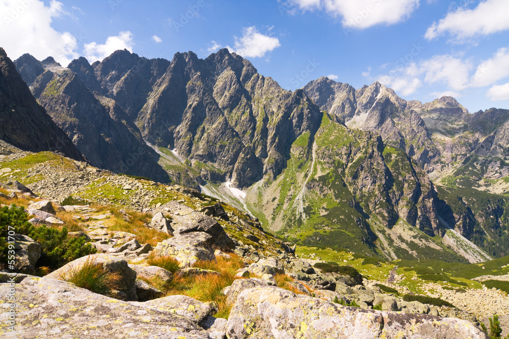 Bielovodska valley in High Tatras, Slovakia