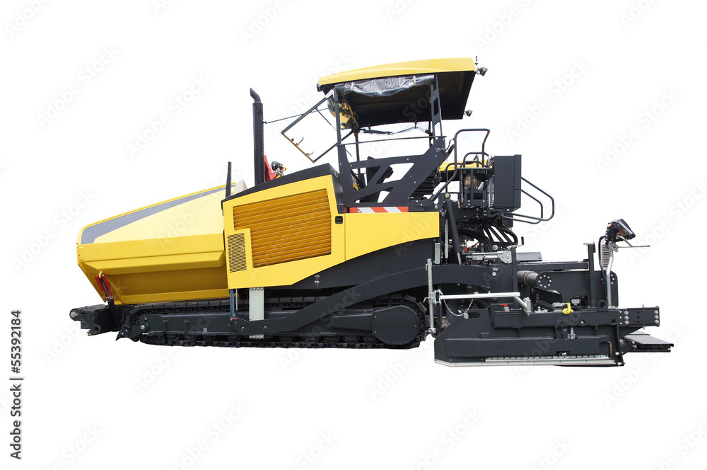 Fototapeta premium asphalt spreading machine