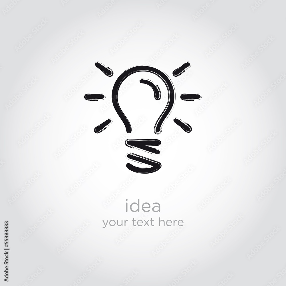 Bulb light idea vector illustration Bulb light idea vector illustration