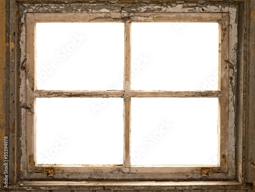altes Fenster, Fensterrahmen, vintage shabby window