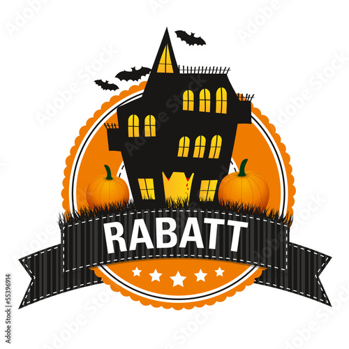 Haloween-Button: Rabatt