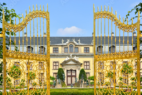 Golden gate in Herrenhausen Gardens, Hannover, Germany