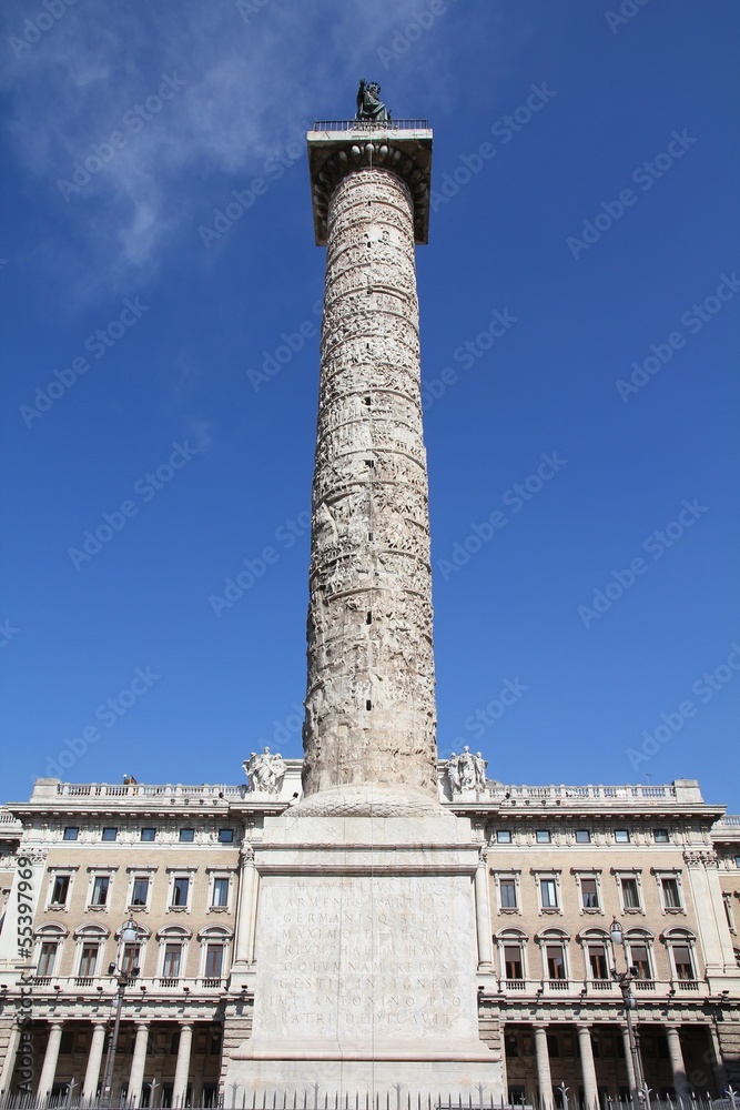 Rome landmark - Marcus Aurelius Column