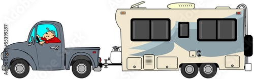 Truck and trailer