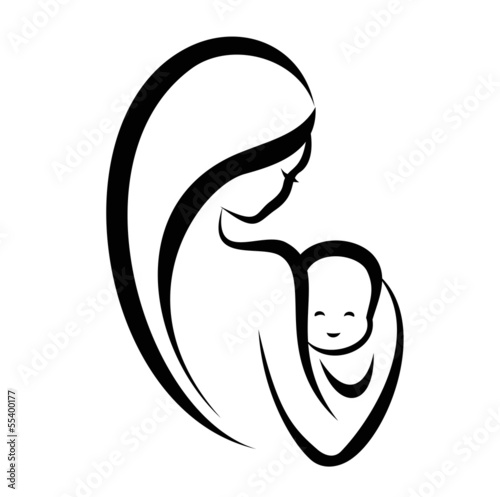 woman and baby