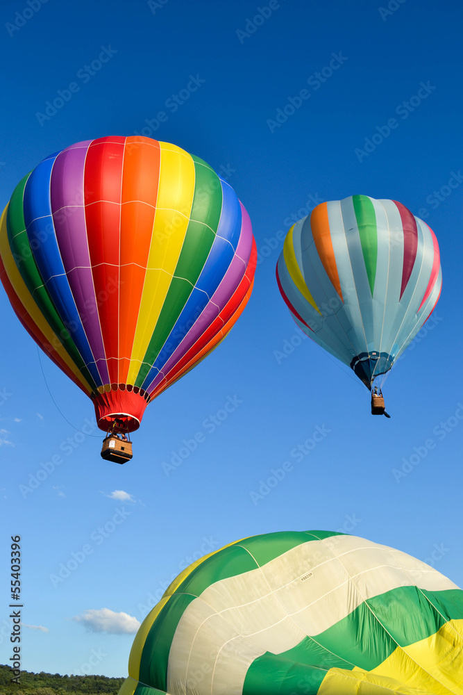 Naklejka premium Hot Air Balloons