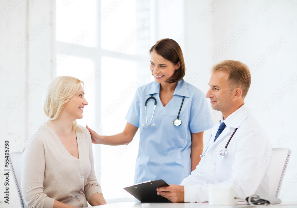 doctor with patient in hospital doctor with patient in hospital