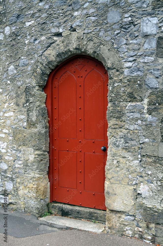 Fototapeta premium Red door