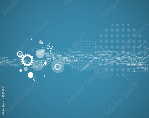 global infinity computer  technology concept business background