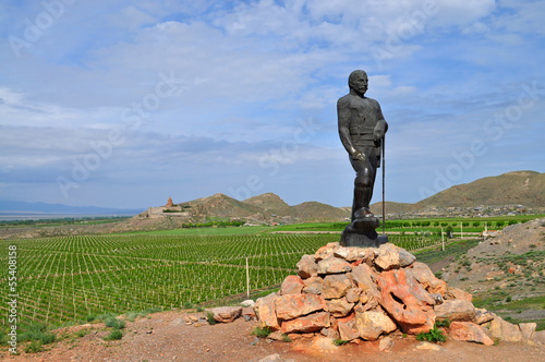 Kevork Chavush monument  in Armenia photo