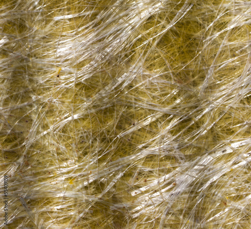 background of a plastic glass with threads