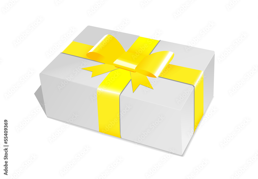 gift box yellow