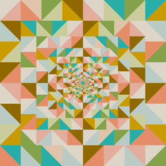 Crédence de cuisine Zigzag Motif rétro effet visuel abstrait  © Cienpies Design