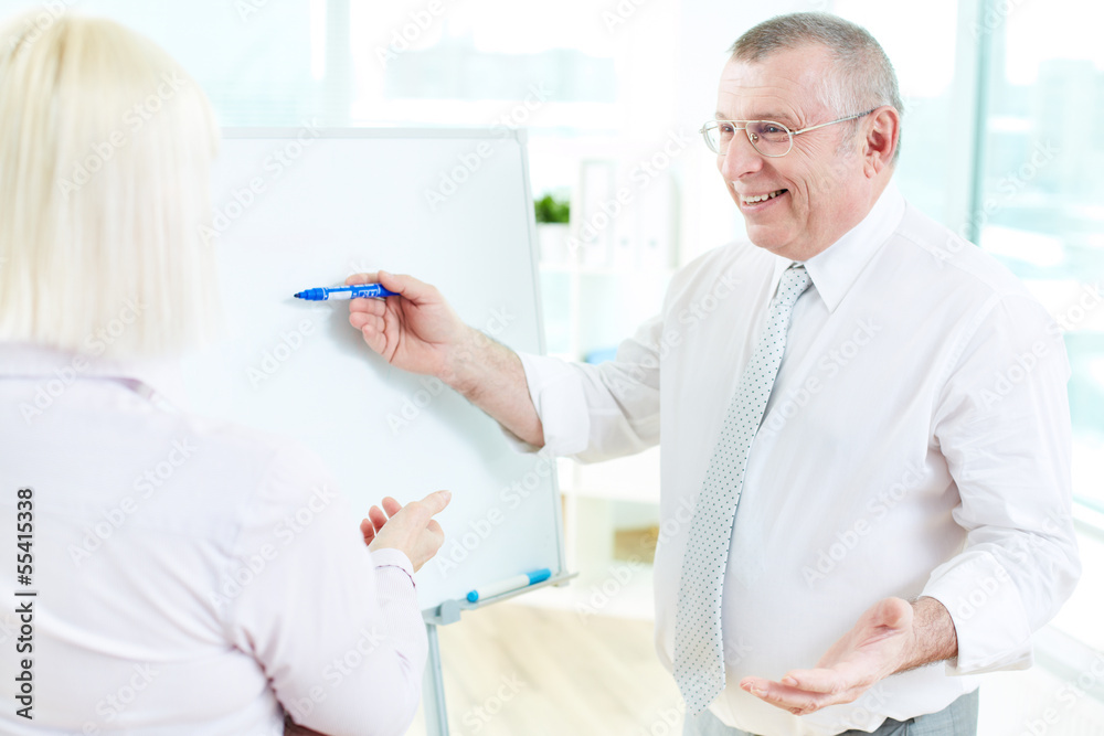 Obraz premium Teaching business