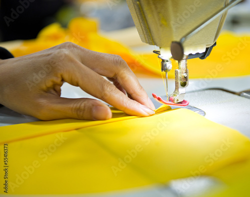 Hand sewing photo