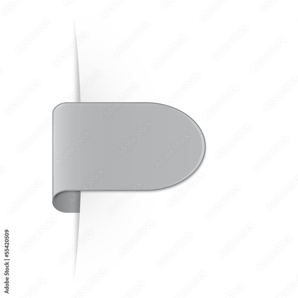 Rounded light gray label with drop shadow & space for text Rounded light gray label with drop shadow & space for text