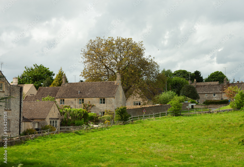 Obraz premium Aldsworth is a village in Gloucestershire, England, UK.