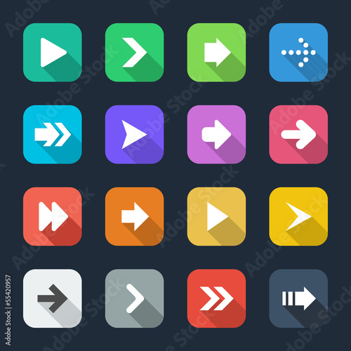 flat arrows