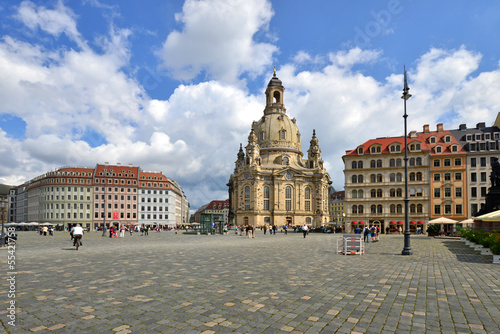 Marktplatz, Frauenkirche in Dresden