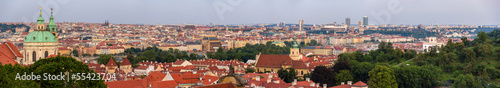 Panorama of Prague from Hradcany - Czech Republic