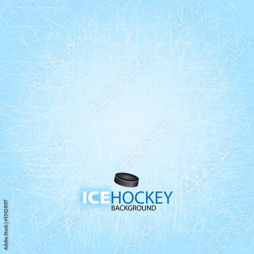 Ice Hockey background - Vector illustration 