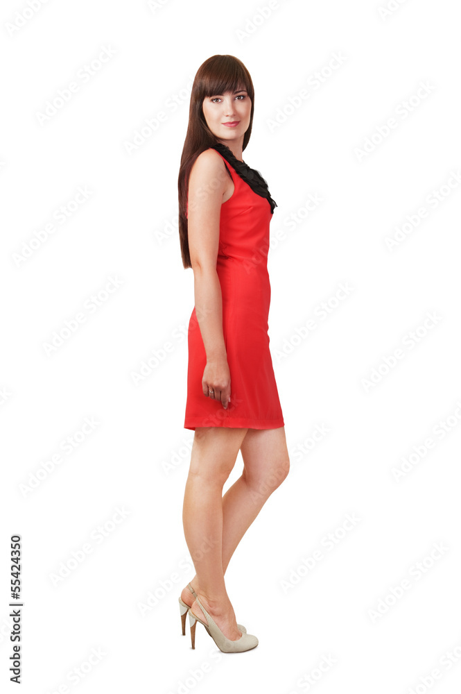 Lady in red Lady in red