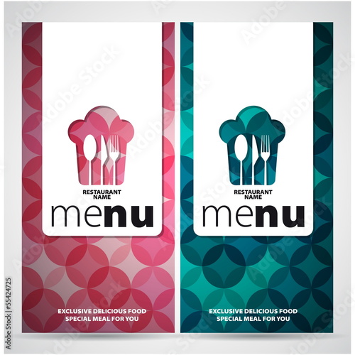 Restaurant Menu Card Design template
