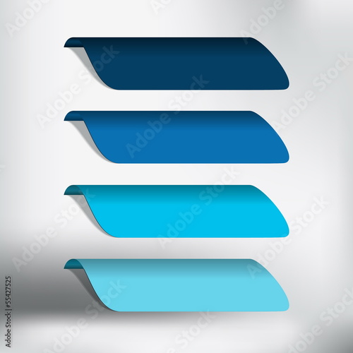 Labels / Stickers on the side of the (web) page